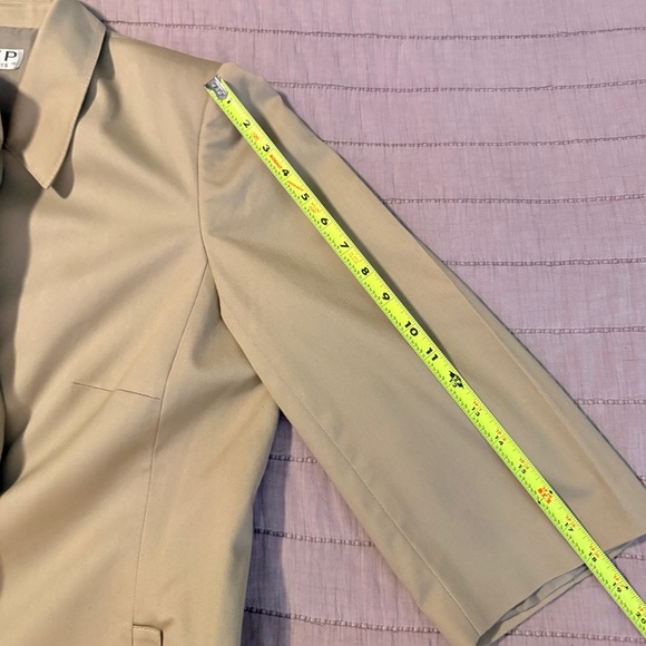 NYP Suits Overcoat Tan Size Large 60’s Mod Stylish - Picture 5 of 8